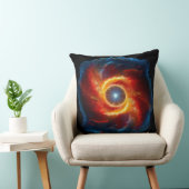 黒雲と炎が玉を紡ぐ クッション (椅子)