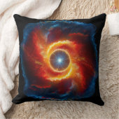 黒雲と炎が玉を紡ぐ クッション (ブランケット)