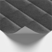 黒革のシームレスなクローズアップテクスチャー ラッピングペーパー (角)