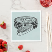 黒靴ポリッシュスズ スタンダードランチョンナプキン (インサイチュ)