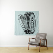 黒靴ポリッシュスズ タペストリー (インサイチュ(横))