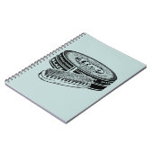 黒靴ポリッシュスズ ノートブック (左側)