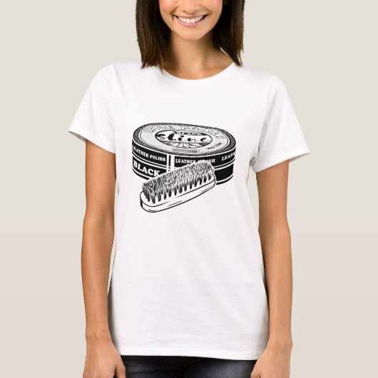 黒靴ポリッシュスズ Tシャツ (正面)