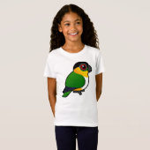 黒頭のオウム Tシャツ (正面フル)