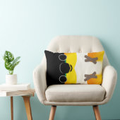 黒頭のシロハラインコ ランバークッション (椅子)