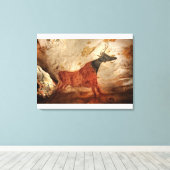 黒頭のラスコウ牛 キャンバスプリント (インサイチュ (ウッドフロア))