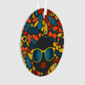 黒頭の女#1 オーナメント (正面)