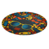 黒頭の女#1 カッティングボード (角)