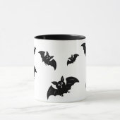 黒飛んでいるこうもり マグカップ (中央)