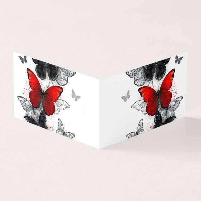 黒飛んでいると赤のモルフォ (外部)