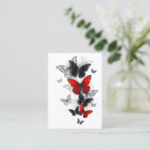 黒飛んでいると赤のモルフォ コーリングカード (スタンド正面)