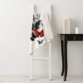 黒飛んでいると赤のモルフォ シェルパブランケット (インサイチュ)