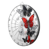 黒飛んでいると赤のモルフォ ダーツボード (正面右)