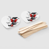 黒飛んでいると赤のモルフォ ハンドファン (組立なし)