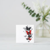 黒飛んでいると赤のモルフォ 割引カード (スタンド正面)