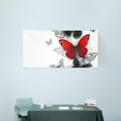 黒飛んでいると赤のモルフォ 横断幕 (トレードショー)