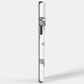 黒飛んでいると赤のモルフォ Case-Mate iPhoneケース (裏面 / 右)