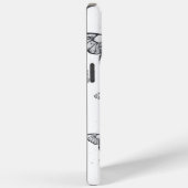 黒飛んでいると赤のモルフォ Case-Mate iPhoneケース (裏面 / 右)