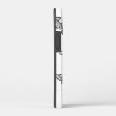 黒飛んでいると赤のモルフォ Case-Mate iPhoneケース (裏面 / 右)