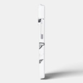 黒飛んでいると赤のモルフォ Case-Mate iPhoneケース (裏面 / 左)