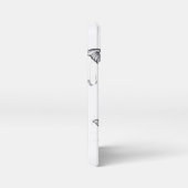 黒飛んでいると赤のモルフォ iPhoneケース (右側面)