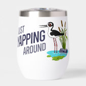 黒首おもしろいののまわりに棒を叩く (正面)