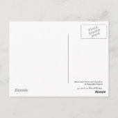 黒首のオリオルと中国のバラ(葛飾北斎作) ポストカード (裏面)