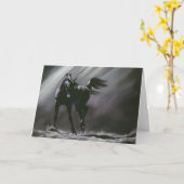 黒馬の知恵 カード (黄色い花)