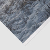 黒馬の雪の風景の風光明媚なデコページ 薄葉紙 (詳細)