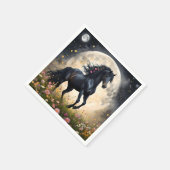 黒馬月花畑 スタンダードカクテルナプキン (角)