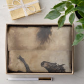 黒馬疾走オイルペイントデコパージュ 薄葉紙 (ギフト)