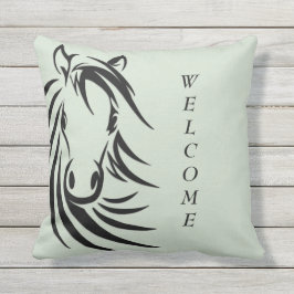 黒馬頭緑 アウトドアクッション