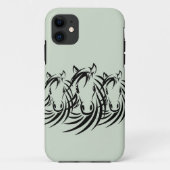 黒馬頭緑 Case-Mate iPhoneケース (裏面)