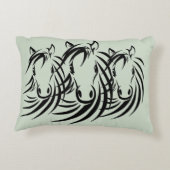 黒馬頭 アクセントクッション (裏面)