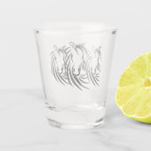 黒馬頭 ショットグラス (裏面)