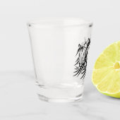 黒馬頭 ショットグラス (左)