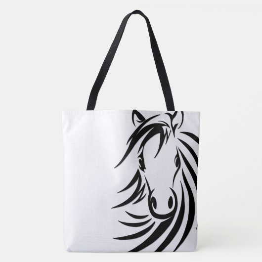 黒馬頭 トートバッグ (正面)