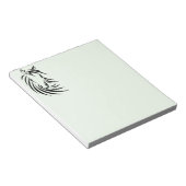 黒馬頭 ノートパッド (アングル)