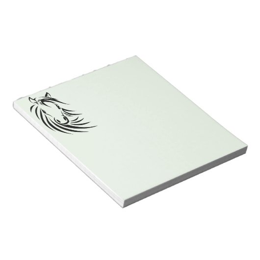 黒馬頭 ノートパッド (アングル)