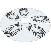 黒馬頭 ブラッシュドポリエステルツリースカート (アングル)