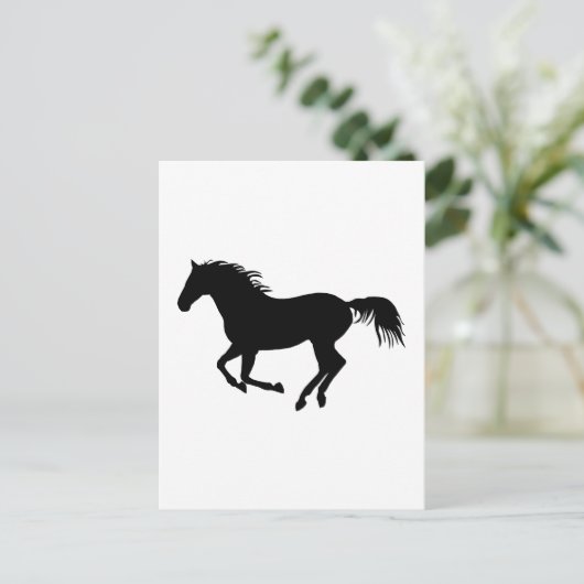 黒馬1 ポストカード (スタンド正面)