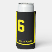 黒馬6サドルクロスカスタム スリム缶クーラー (Seltzer裏面)