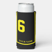 黒馬6サドルクロスカスタム スリム缶クーラー (Seltzer正面)