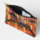 黒馬 アクセサリーポーチ (見開き)