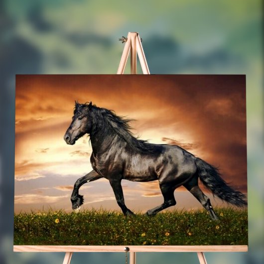 黒馬 アクリルサイン (ニュートラル)