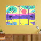 黒馬 キャンバスプリント (インサイチュ (リビング))