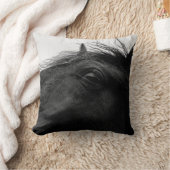 黒馬 クッション (ブランケット)