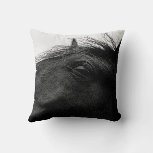 黒馬 クッション (裏面)