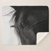 黒馬 シェルパブランケット (正面(横))