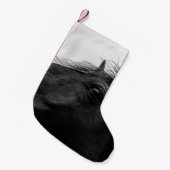 黒馬 スモールクリスマスストッキング (正面 (吊り時))